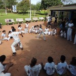 Apresentação do grupo de Capoeira