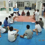 Alunos do Projeto Social da AERO “CG Kimo Jiu – Jitsu”